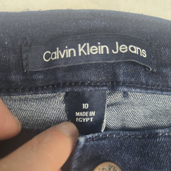 Calvin Klein Jeans Womens 10 Dark Wash Blue Jeans High Rise Skinny Jeans‎ Denim - Picture 3 of 12
